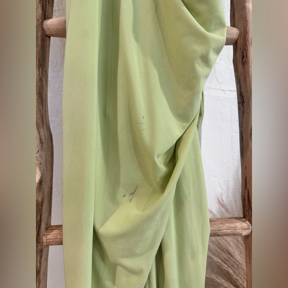 Self-Portrait Green Cutout Midi Dress in Size US 2 - Picture 13 of 13